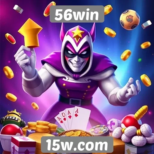 Comparativo de jogos disponíveis na plataforma 56win